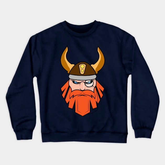 Von Shavingcream Viking Crewneck Sweatshirt by spiralrewind